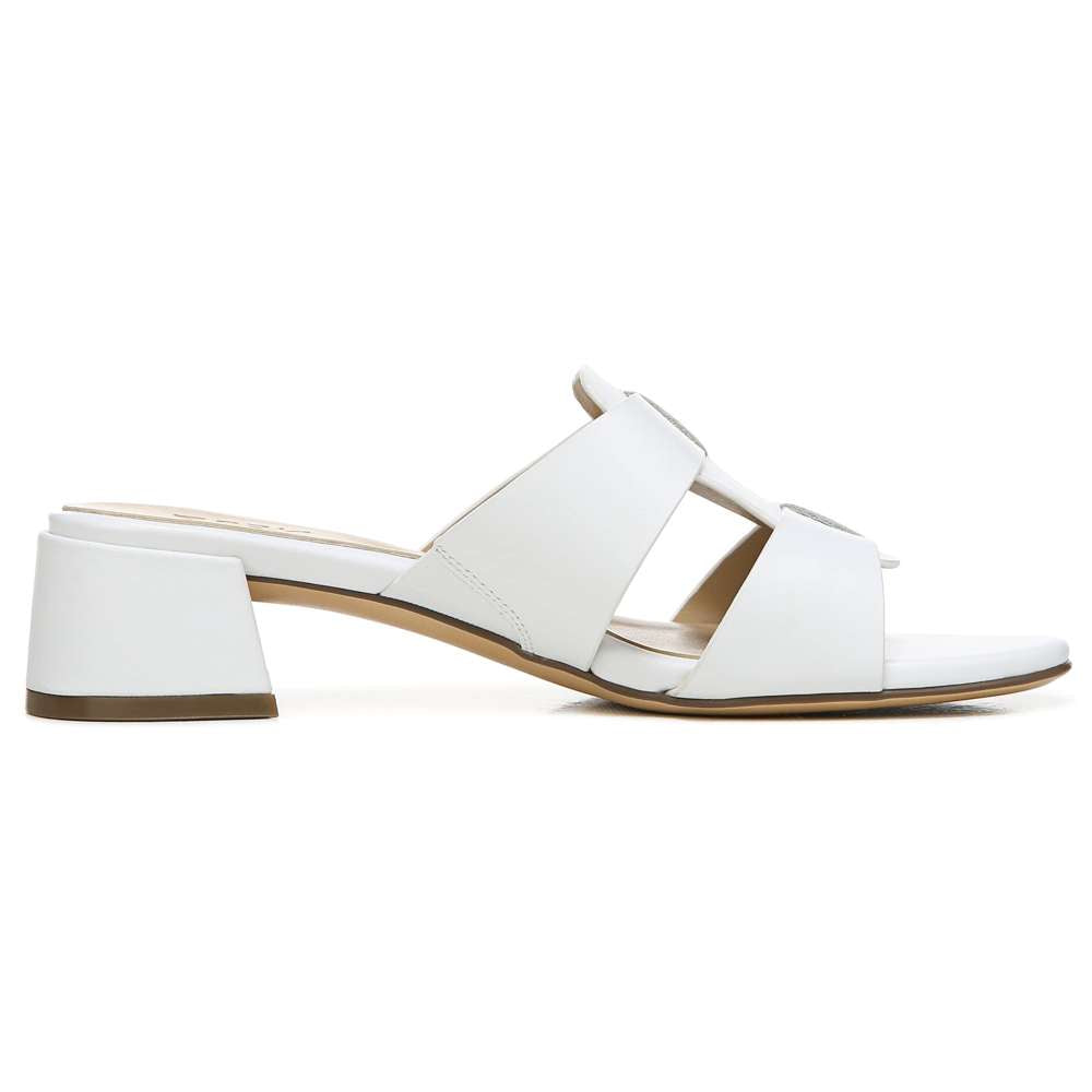 Joey Heeled Sandal - White