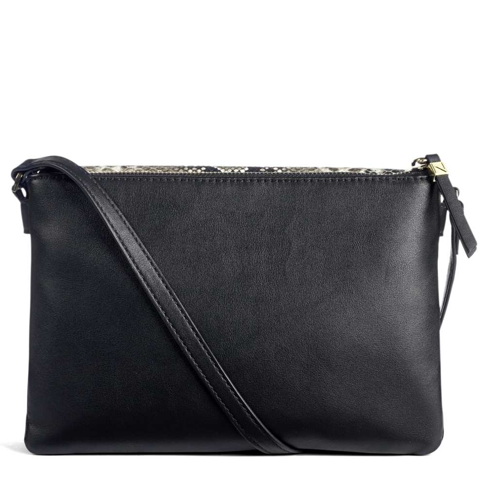 Cinty Shoulder Bag - Black Snake