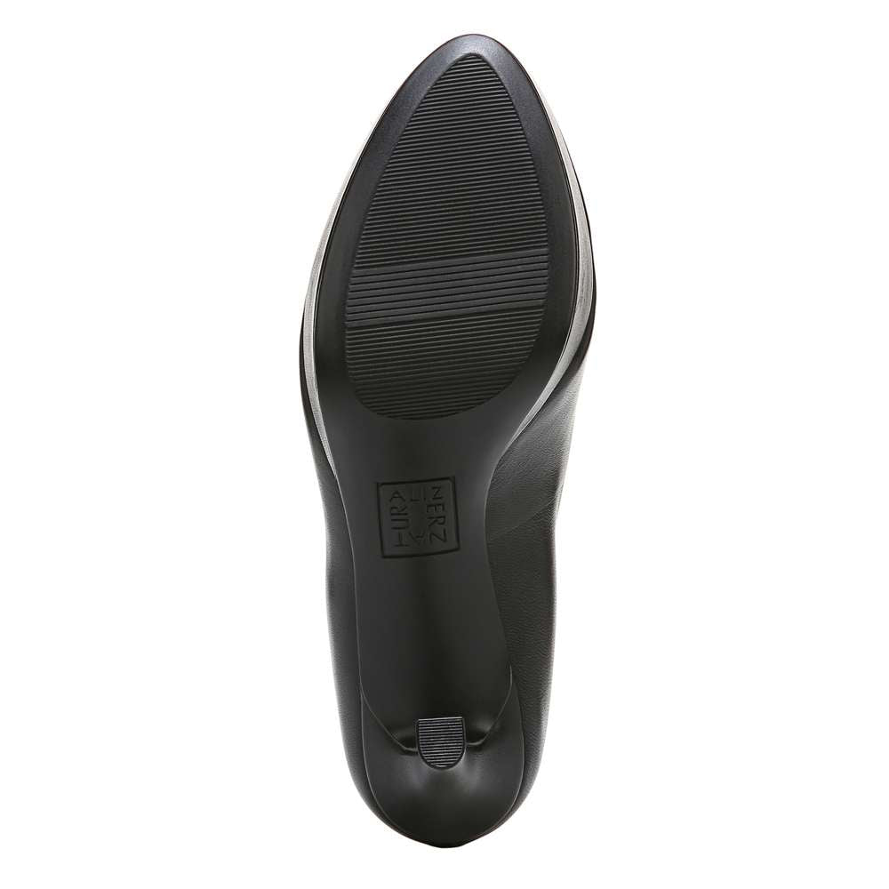 Camilla Pump - Black Leather