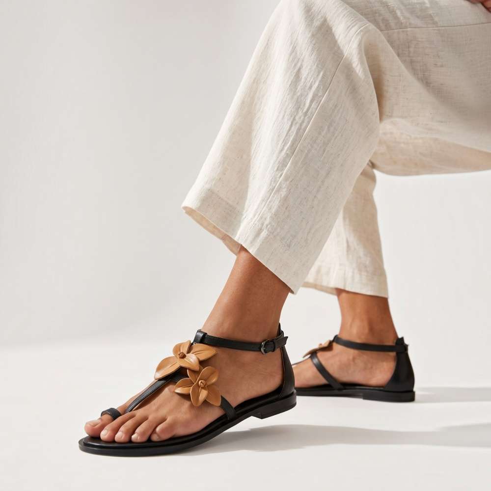 Farah Sandal - Black