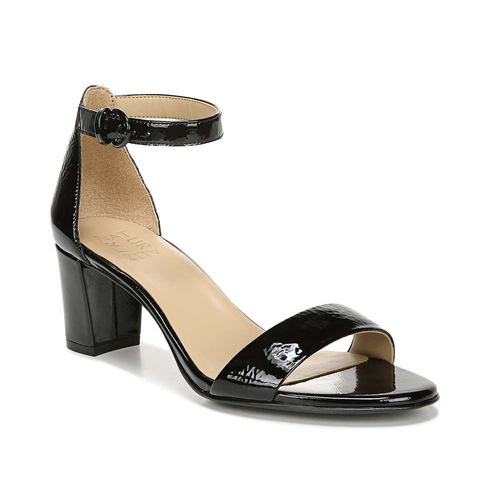Vera Dress Sandal - Black Patent Leather