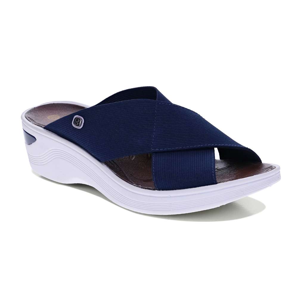 Desire Slide Sandal - Navy