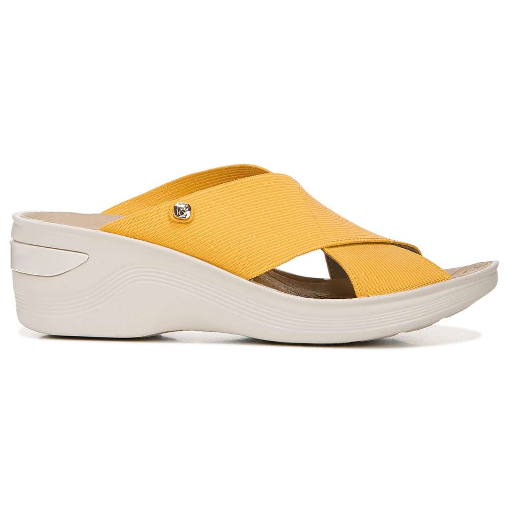 Desire Slide Sandal - Golden Yellow
